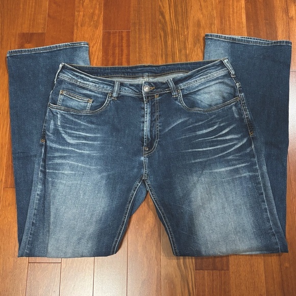 Buffalo David Bitton Slim Boot King Jeans 36x34 - Picture 2 of 6